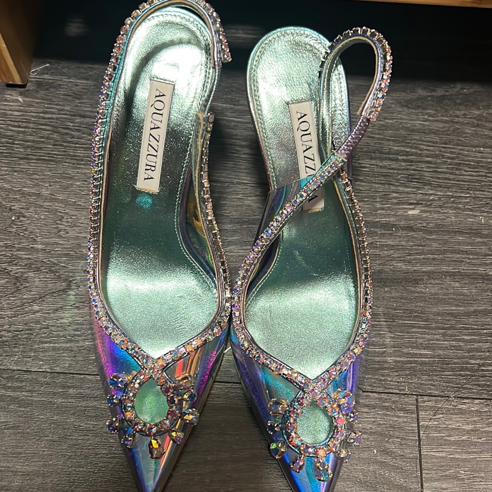 Never been worn! Aquazurra heels